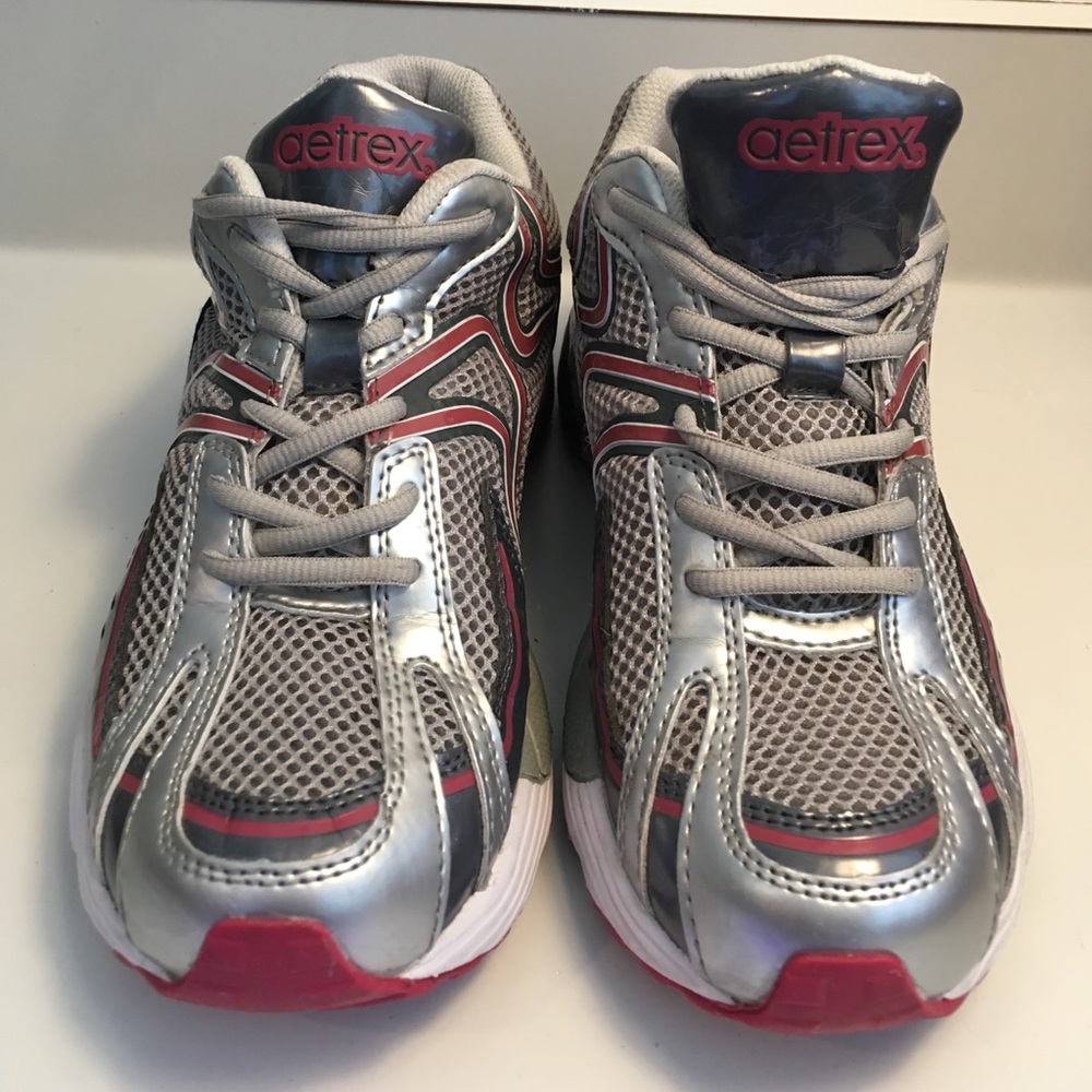 Aetrex Zoom Runner Z589 Cranberry Shoes. Wmns Sz 7